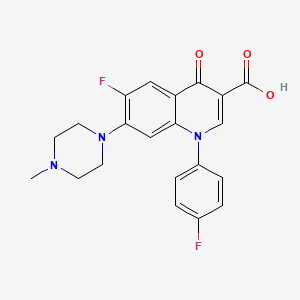 molecular formula C21H19F2N3O3 B1670560 Difloxacin CAS No. 98106-17-3