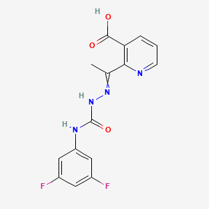 molecular formula C15H12F2N4O3 B1670563 Diflufenzopyr CAS No. 109293-97-2