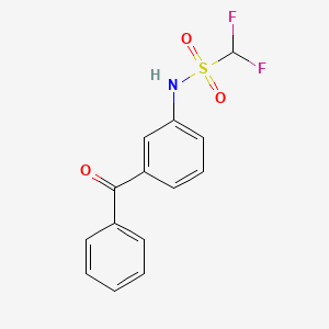 molecular formula C14H11F2NO3S B1670564 Diflumidone CAS No. 22736-85-2