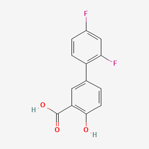 molecular formula C13H8F2O3 B1670566 双氯芬酸 CAS No. 22494-42-4