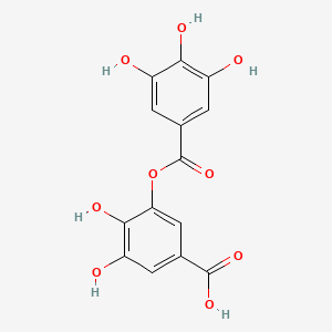 molecular formula C14H10O9 B1670570 没食子酸 CAS No. 536-08-3