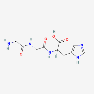 molecular formula C10H15N5O4 B1670574 H-Gly-Gly-His-OH CAS No. 7451-76-5