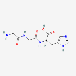 B1670574 Glycylglycyl-L-histidine CAS No. 7451-76-5