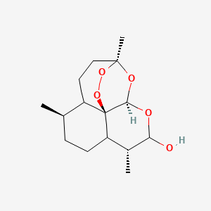 molecular formula C15H24O5 B1670584 Dihydroartemisinin CAS No. 71939-50-9