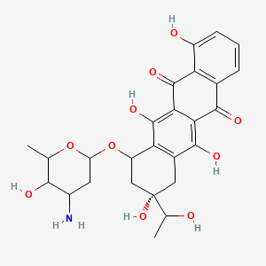 molecular formula C26H29NO10 B1670587 二氢卡敏霉素 CAS No. 62182-86-9