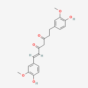 molecular formula C21H22O6 B1670591 Dihydrocurcumin CAS No. 76474-56-1