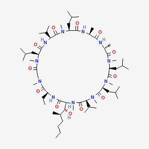 molecular formula C62H113N11O12 B1670592 Dihydrocyclosporin A CAS No. 59865-15-5