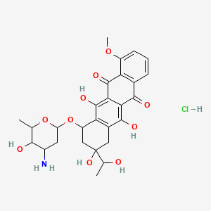 molecular formula C27H32ClNO10 B1670593 Antibiotic RP 20798 CAS No. 28008-53-9