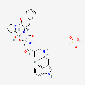 molecular formula C34H41N5O8S B1670596 二氢麦角胺甲磺酸盐 CAS No. 6190-39-2