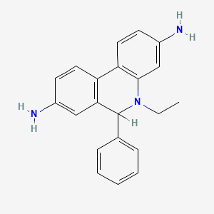 molecular formula C21H21N3 B1670597 Dihydroethidium CAS No. 104821-25-2
