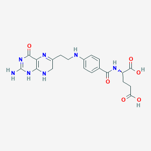 molecular formula C20H23N7O6 B1670599 Dihydrohomofolic acid CAS No. 14866-11-6