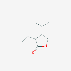molecular formula C9H16O2 B167060 3-Ethyl-4-propan-2-yloxolan-2-one CAS No. 127951-12-6