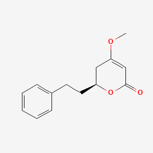 molecular formula C14H16O3 B1670604 Dihydrokavain CAS No. 587-63-3