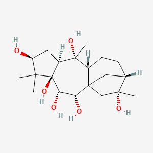 molecular formula C20H34O6 B1670608 Dihydrodeacetyllyoniatoxin CAS No. 29708-82-5