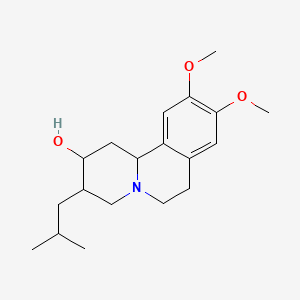 molecular formula C19H29NO3 B1670615 二氢四苯嗪 CAS No. 3466-75-9
