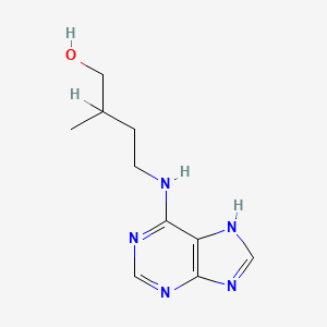 molecular formula C10H15N5O B1670618 DL-DIHYDROZEATIN CAS No. 23599-75-9