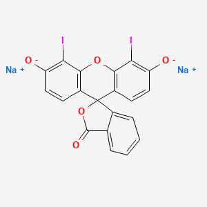 molecular formula C20H10I2NaO5 B1670621 CID 156588715 CAS No. 33239-19-9