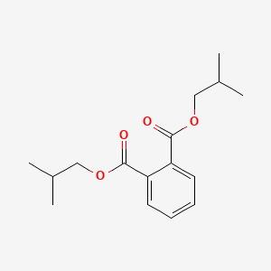 molecular formula C16H22O4- C6H4[CO2CH2CH(CH3)2]2<br>C16H22O4 B1670626 Diisobutyl phthalate CAS No. 84-69-5