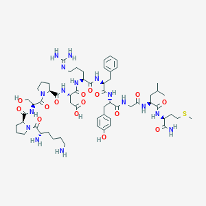 molecular formula C60H92N16O15S B167063 Ranatachykinin A CAS No. 135690-47-0