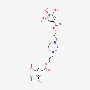molecular formula C31H44N2O10 B1670637 Dilazep CAS No. 35898-87-4