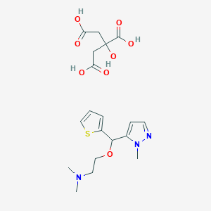 molecular formula C19H27N3O8S B1670641 Dilopetine Citrate CAS No. 247046-64-6