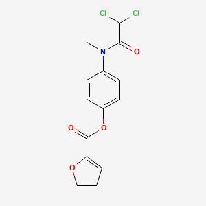 molecular formula C14H11Cl2NO4 B1670643 Diloxanide furoate CAS No. 3736-81-0