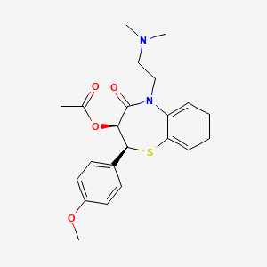 molecular formula C22H26N2O4S B1670644 Diltiazem CAS No. 42399-41-7