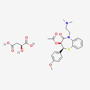 molecular formula C26H32N2O9S B1670645 Diltiazem Malate CAS No. 144604-00-2