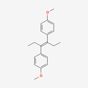 molecular formula C20H26O2 B1670655 Diethylstilbestrol dimethyl ether CAS No. 130-79-0