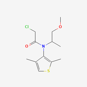 molecular formula C12H18ClNO2S B1670659 Dimethenamid CAS No. 87674-68-8