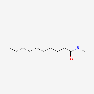 molecular formula C12H25NO B1670670 N,N-二甲基癸酰胺 CAS No. 14433-76-2