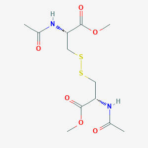 molecular formula C12H20N2O6S2 B1670672 Dimethyl diacetyl cystinate CAS No. 32381-28-5