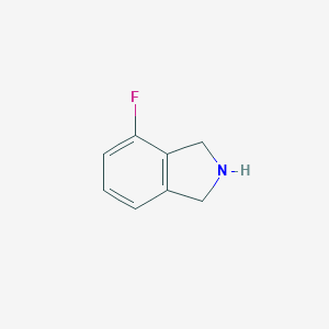 molecular formula C8H8FN B167068 4-Fluoroisoindoline CAS No. 127168-78-9
