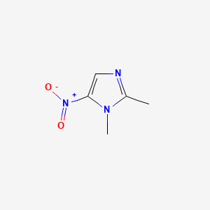 molecular formula C5H7N3O2 B1670680 Dimetridazole CAS No. 551-92-8