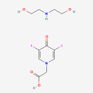 molecular formula C11H16I2N2O5 B1670706 Iodopyracet CAS No. 300-37-8