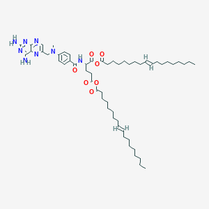 bis[(E)-octadec-9-enoyl] 2-[[4-[(2,4-diaminopteridin-6-yl)methyl-methylamino]benzoyl]amino]pentanedioate