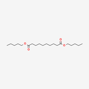molecular formula C20H38O4 B1670722 Dipentyl sebacate CAS No. 6819-09-6