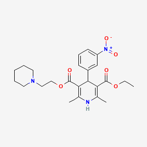 molecular formula C24H31N3O6 B1670723 YS-201 CAS No. 108852-42-2
