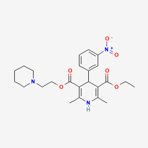 molecular formula C24H31N3O6 B1670723 Diperdipine CAS No. 108852-42-2
