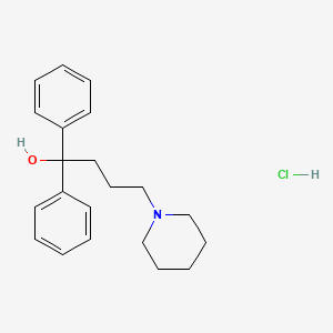 molecular formula C21H28ClNO B1670727 Diphenidol hydrochloride CAS No. 3254-89-5
