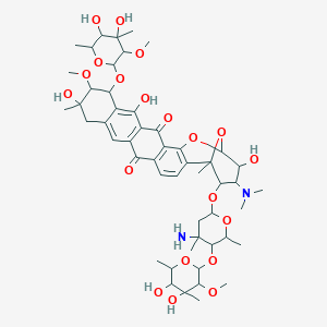 molecular formula C51H72N2O20 B167073 Respinomycin A1 CAS No. 138843-19-3