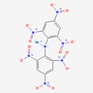 molecular formula C12H4N7NaO12 B1670738 Dipicrylamine Sodium Salt CAS No. 13474-21-0