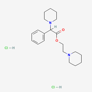 molecular formula C20H31ClN2O2 B1670743 2-Piperidin-1-ylethyl 2-phenyl-2-piperidin-1-ylacetate;hydrochloride CAS No. 2404-18-4