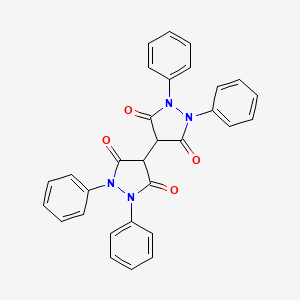 molecular formula C30H22N4O4 B1670752 Dipyraphene CAS No. 3474-99-5