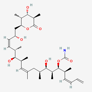 molecular formula C33H55NO8 B1670762 环盘菌素 CAS No. 127943-53-7