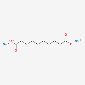 molecular formula C10H16Na2O4 B1670765 Disodium sebacate CAS No. 17265-14-4