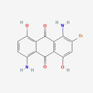 molecular formula C14H9BrN2O4 B1670771 1,5-Diaminobromo-4,8-dihydroxyanthraquinone CAS No. 27312-17-0
