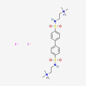 molecular formula C22H36I2N4O4S2 B1670775 Disufene CAS No. 5184-79-2