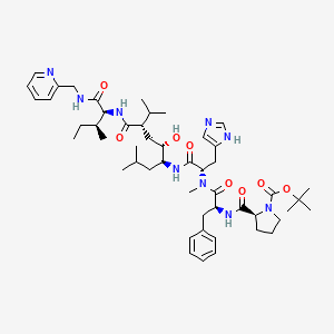 molecular formula C50H75N9O8 B1670780 Ditekiren CAS No. 103336-05-6