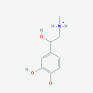 molecular formula C9H13NO3 B1670802 DL-肾上腺素 CAS No. 329-65-7
